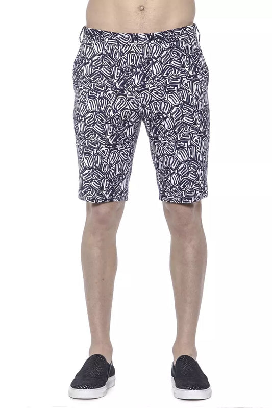 PT Torino Blue Cotton Men's Bermuda Short