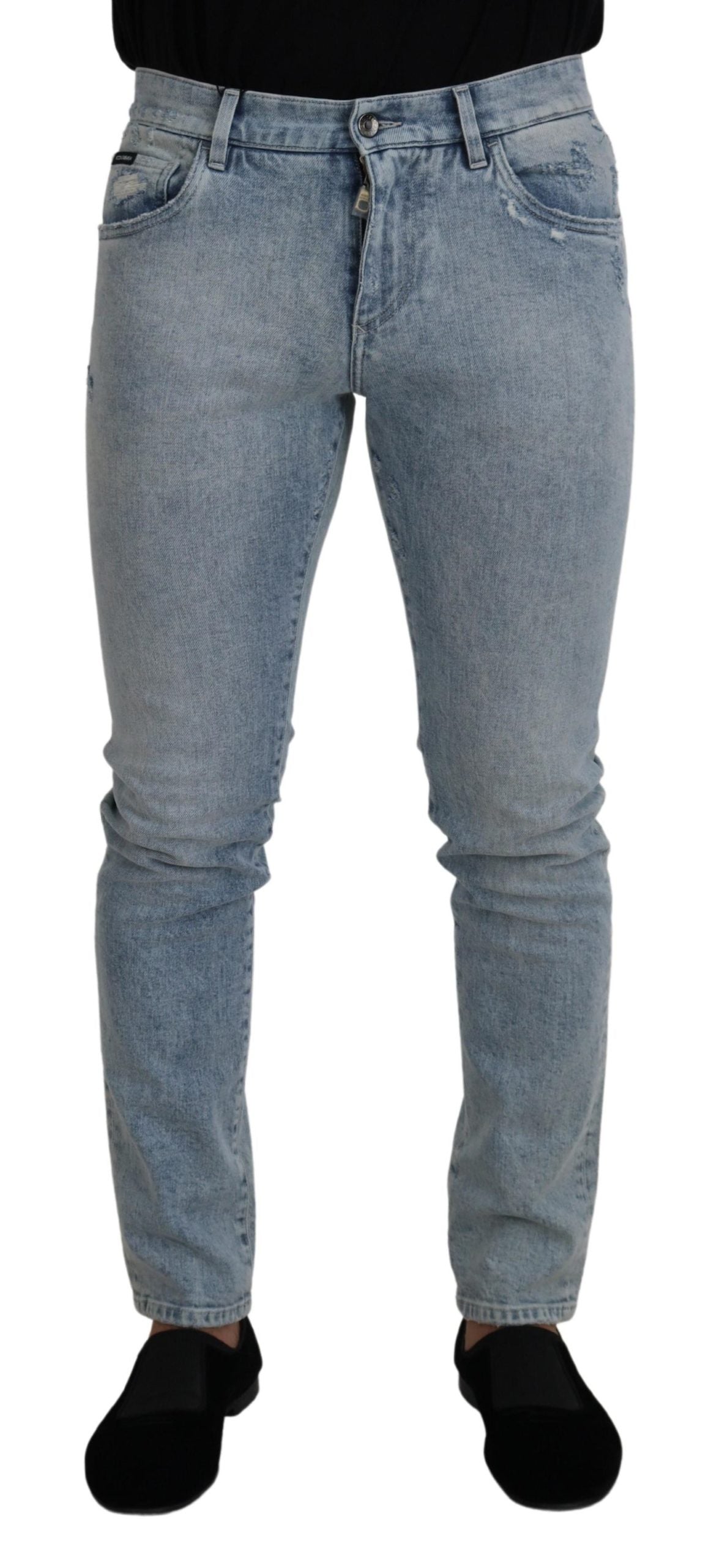 Dolce & Gabbana Classic Light Blue Denim Pants