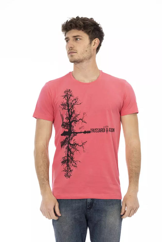 Trussardi Action Multicolor Cotton Men TShirt