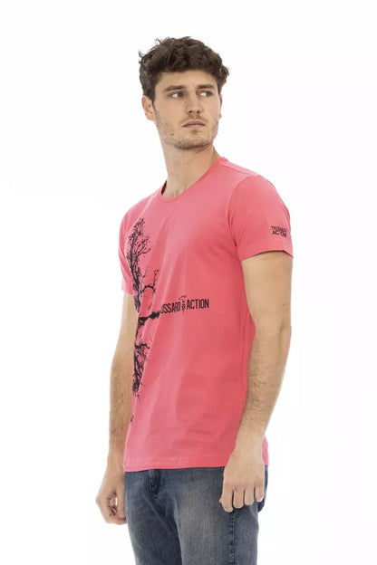 Trussardi Action Multicolor Cotton Men TShirt