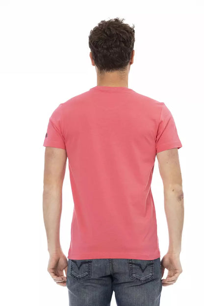 Trussardi Action Multicolor Cotton Men TShirt