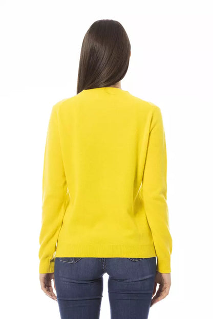 Baldinini Trend Yellow Wool Women Sweater