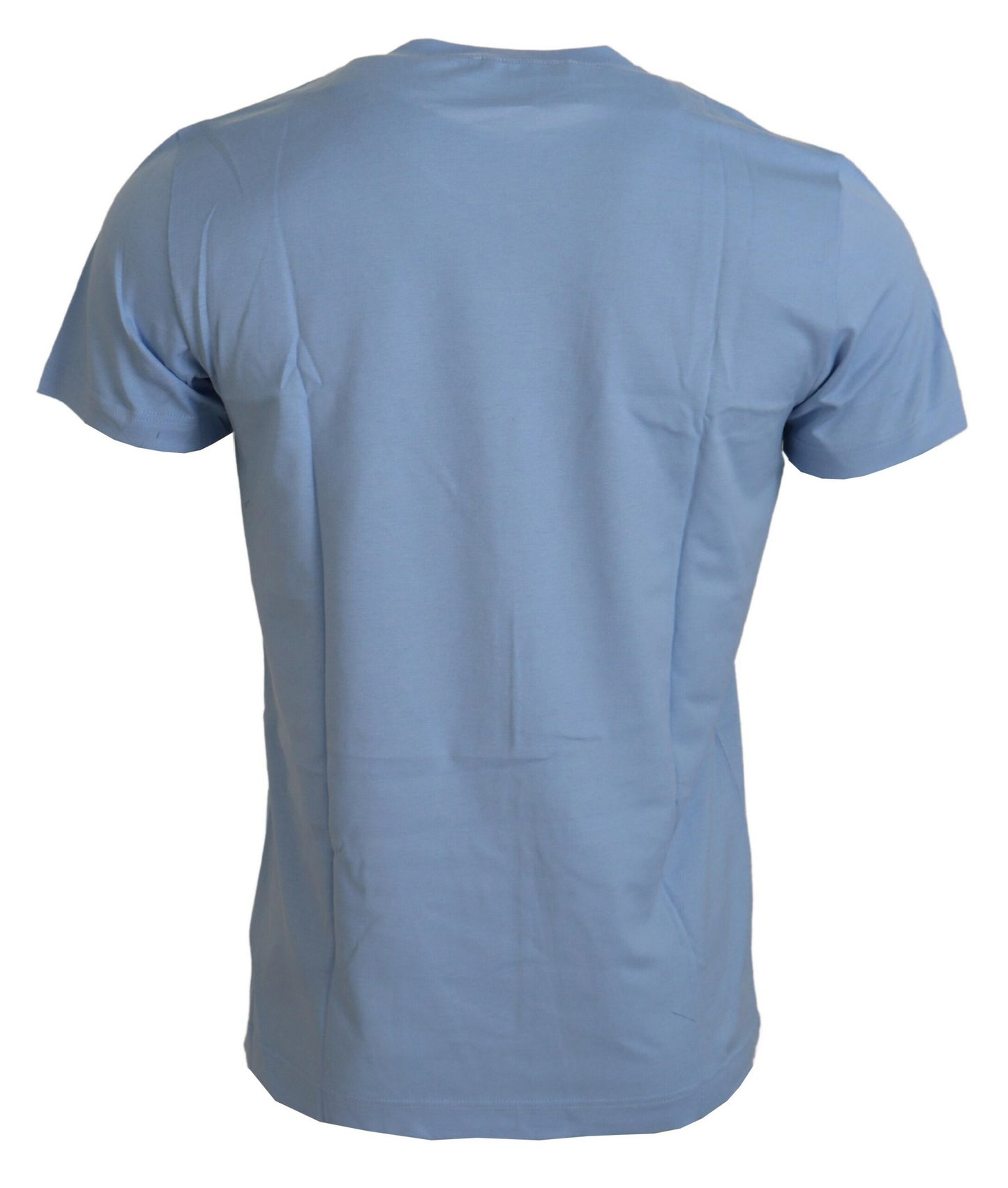 Dolce & Gabbana Elegant Light Blue Cotton Tee