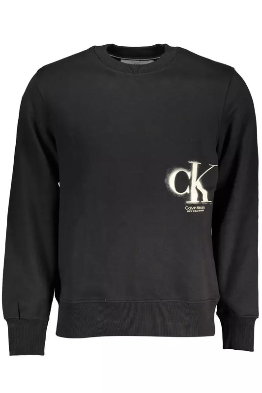 Calvin Klein Black Cotton Men Sweater