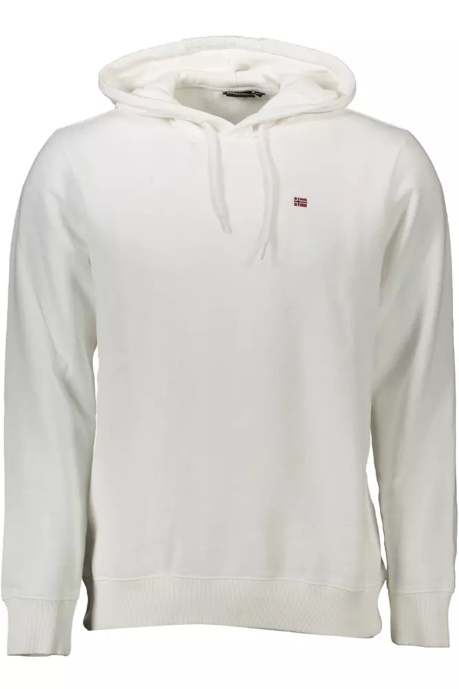 Napapijri White Cotton Men Sweater