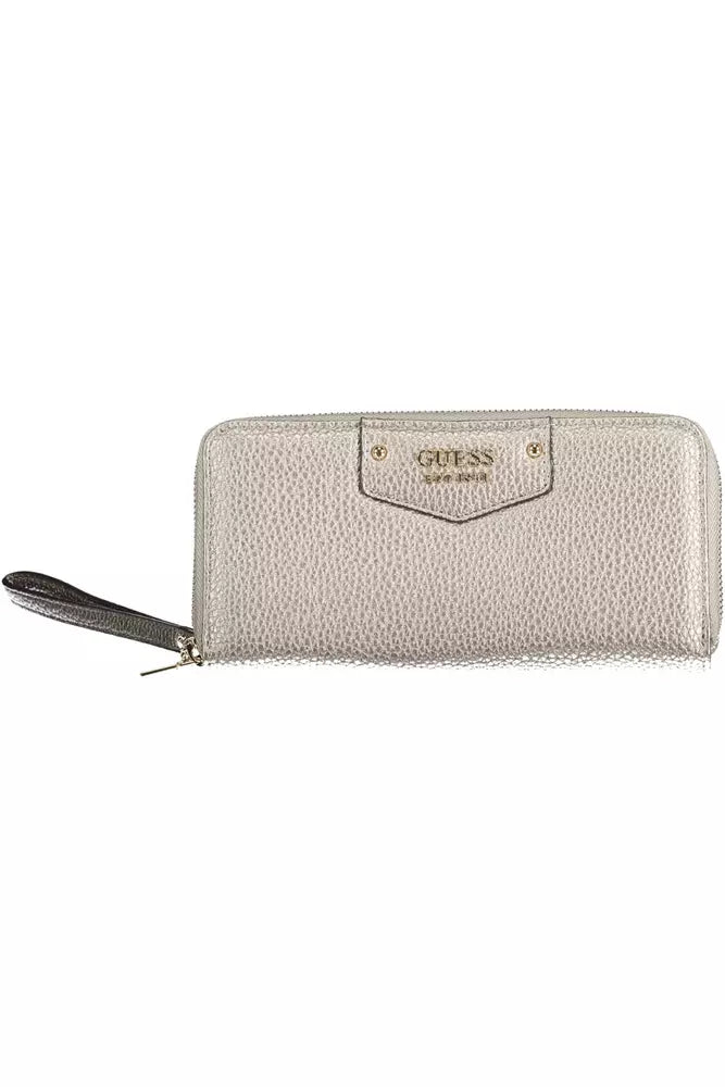 Guess Jeans Silver Polyethylene Women Wallet