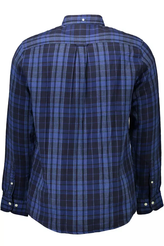 Gant Blue Cotton Men Shirt