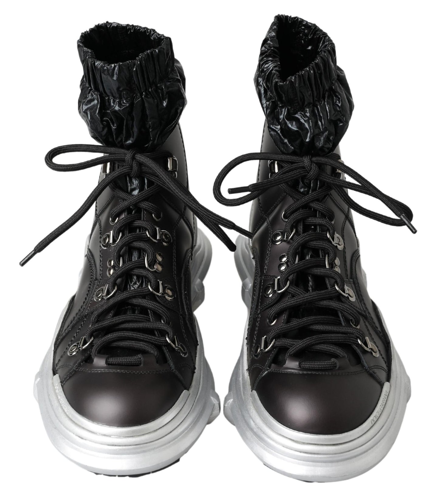 Dolce & Gabbana Black High Top Sneaker Bootie