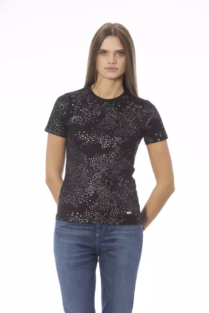 Baldinini Trend Black Cotton Women's T-Shirt