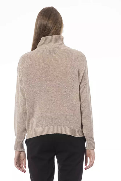 Baldinini Trend Beige Cashmere Women Sweater