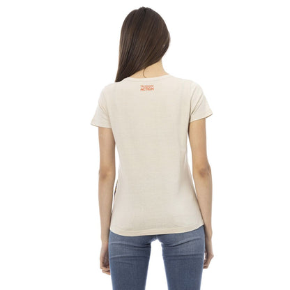 Trussardi Action Beige Cotton Women Top