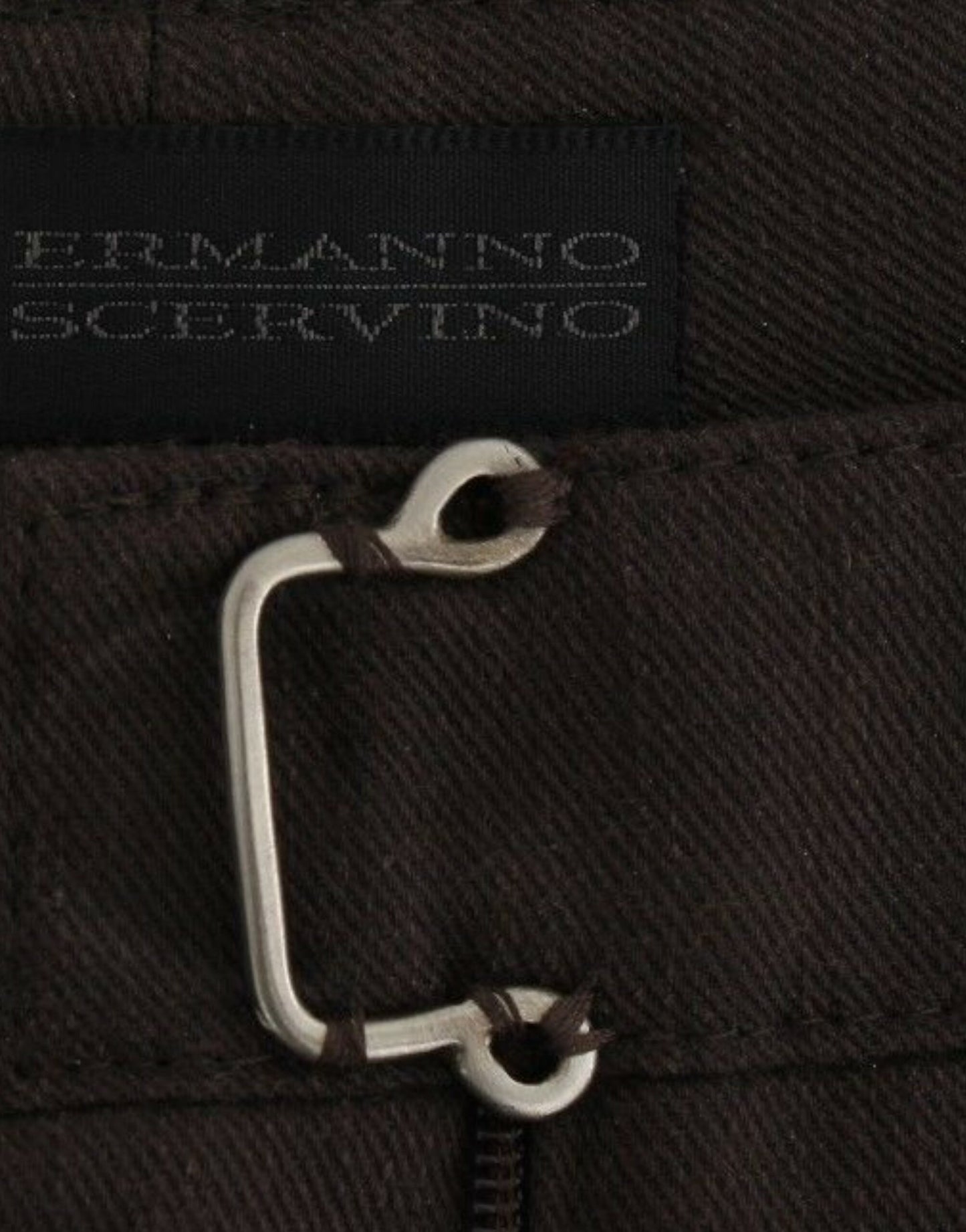 بنطلون رسمي من القطن البني من Ermanno Scervino