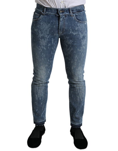 Dolce & Gabbana Chic Blue Skinny Stretch Denim Jeans