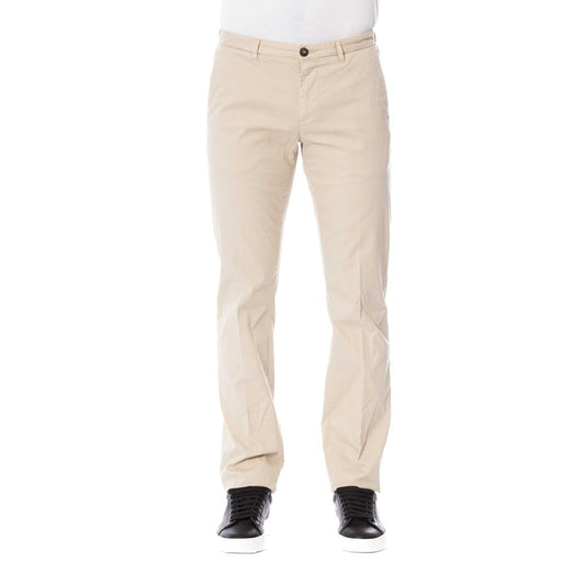 Trussardi Beige Cotton Men Pant