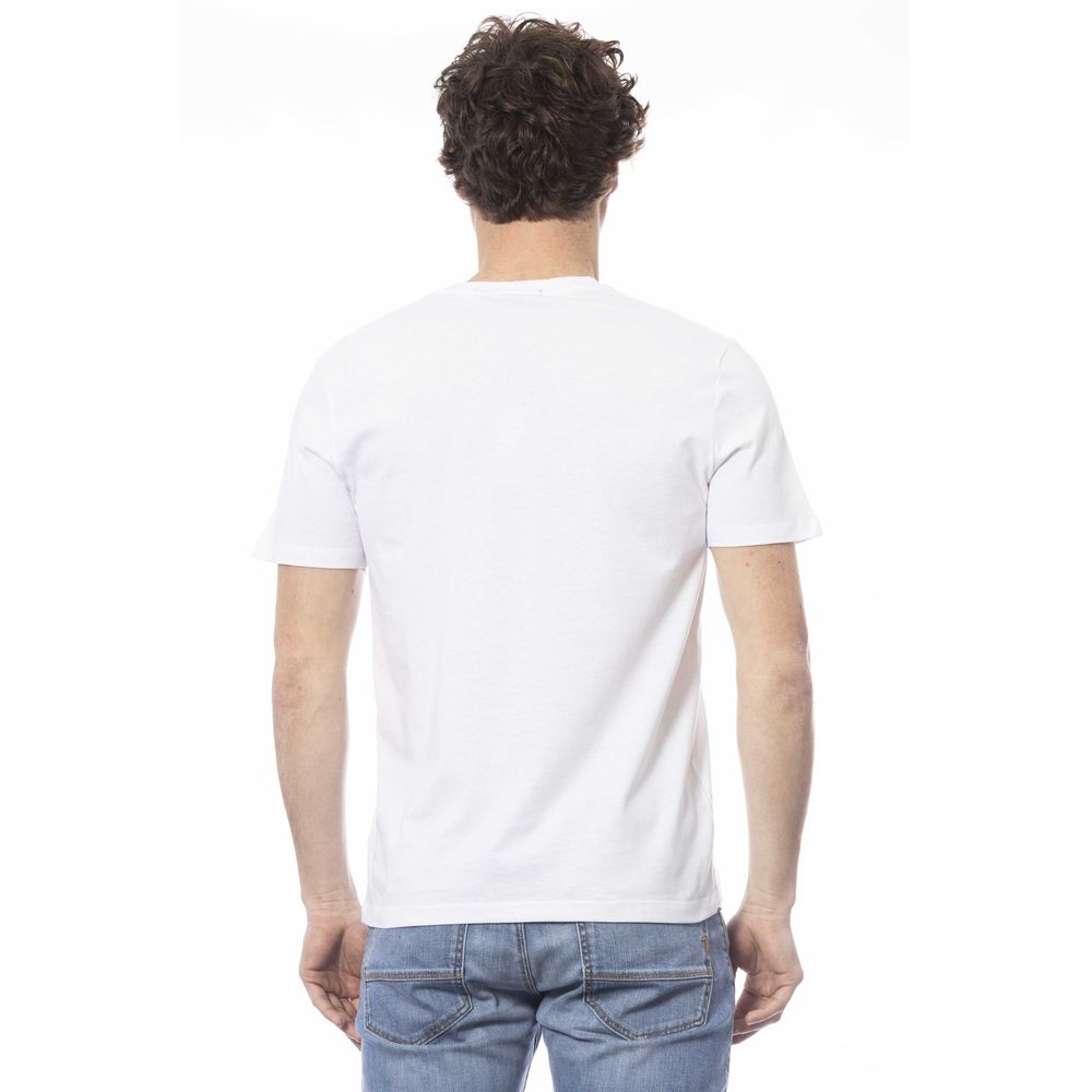 Ungaro Sport White Cotton Men T-Shirt