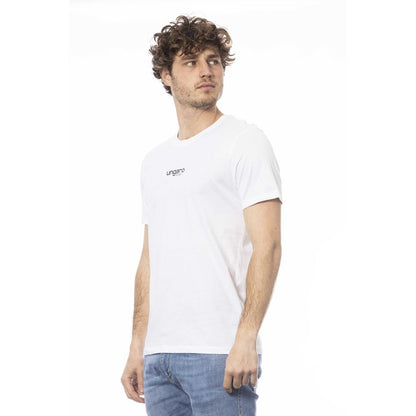 Ungaro Sport White Cotton Men T-Shirt