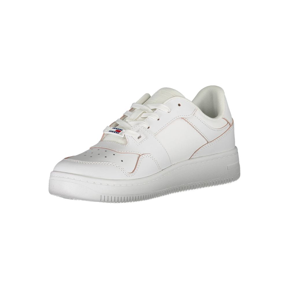 Tommy Hilfiger White Leather Women Sneaker