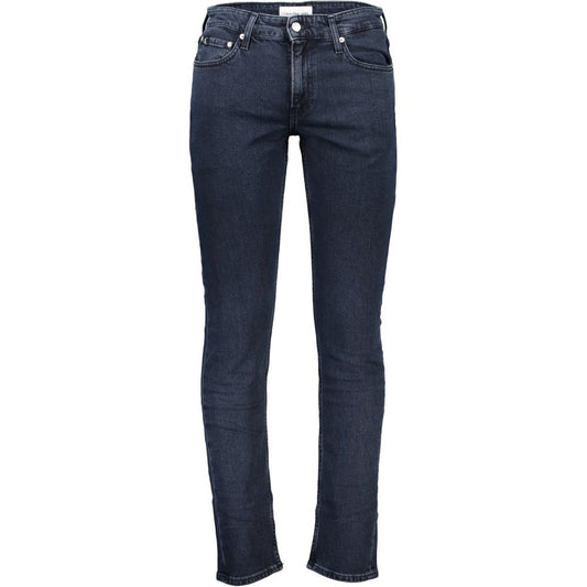 Calvin Klein Elevated Blue Jeans with Signature Contrast Detail