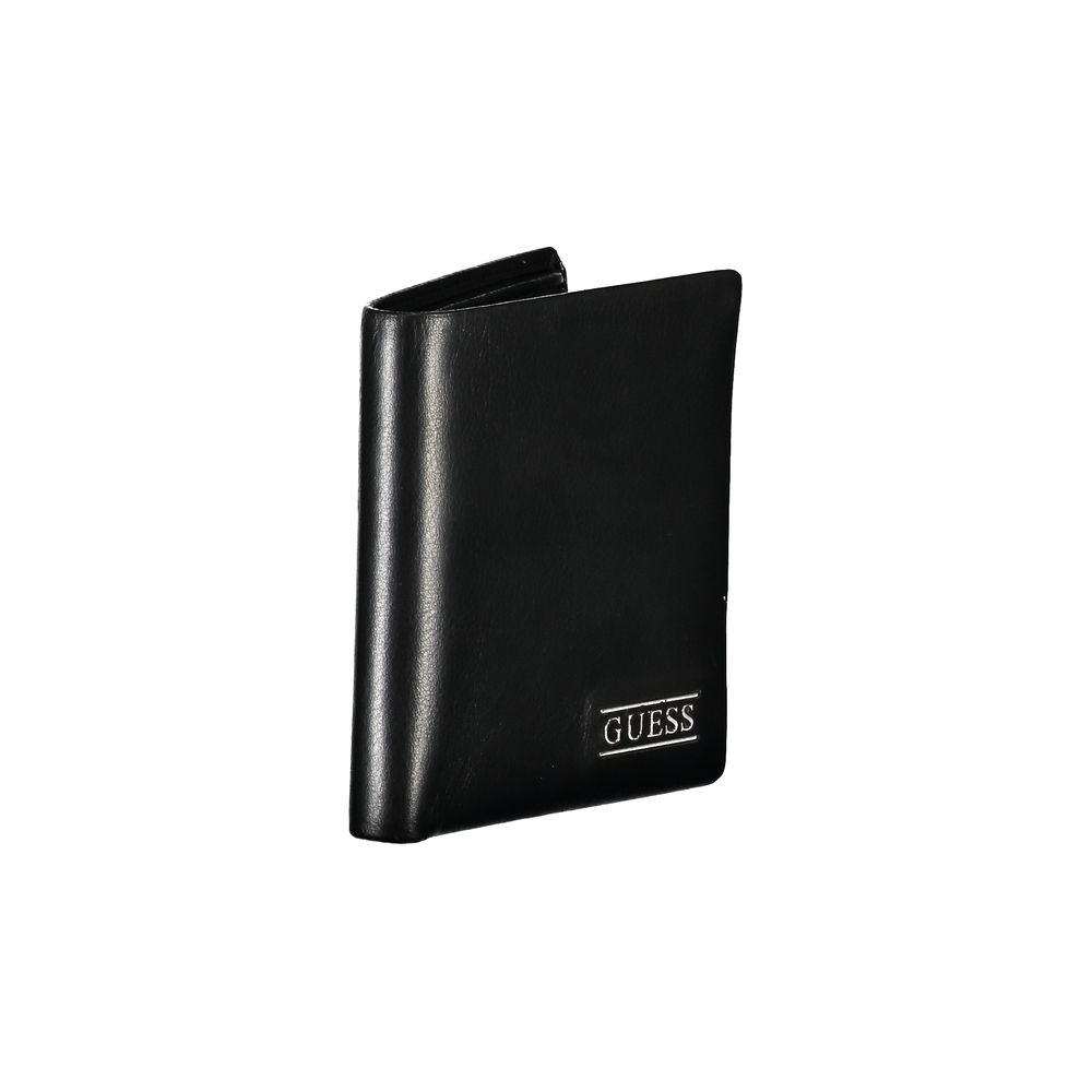 Guess Jeans Elegant Black Leather Wallet for Men