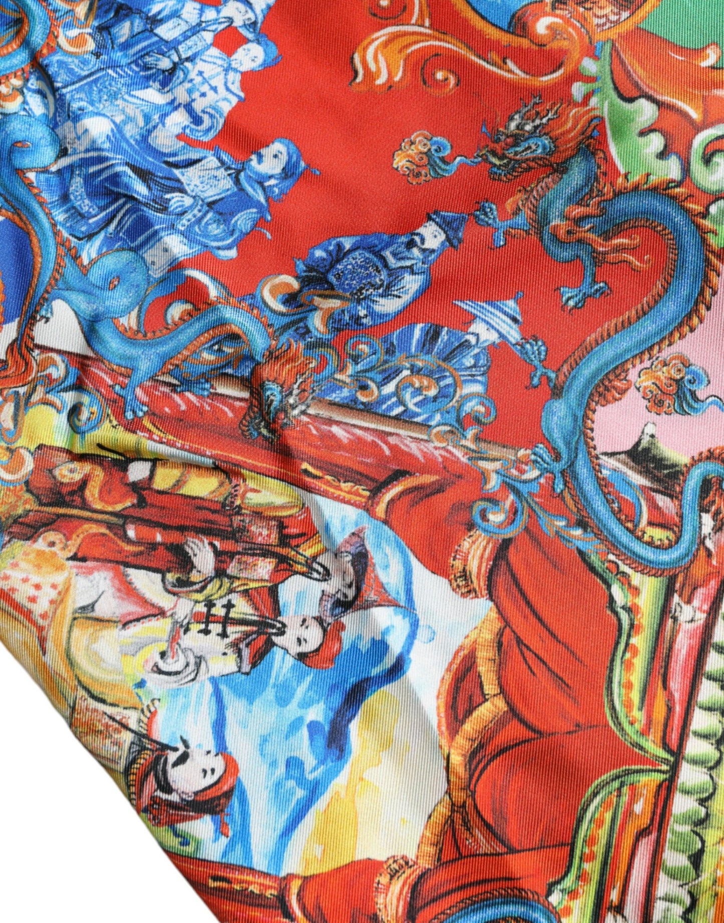 دولتشي آند غابانا قميص متعدد الألوان منقوش بأزرار للأسفل