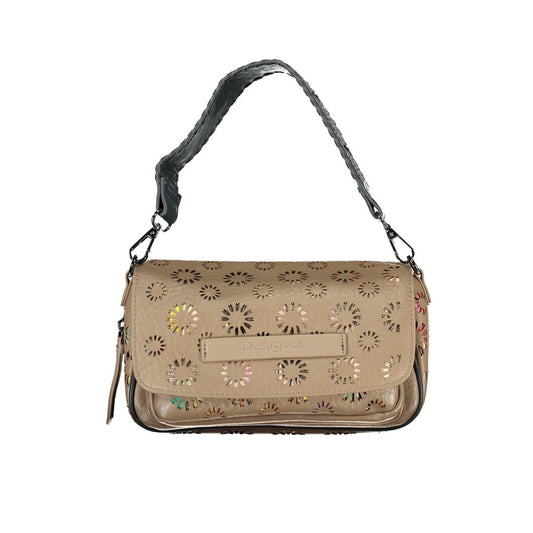 Desigual Beige Polyethylene Handbag