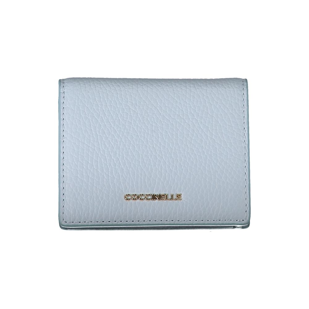 Coccinelle Light Blue Leather Wallet