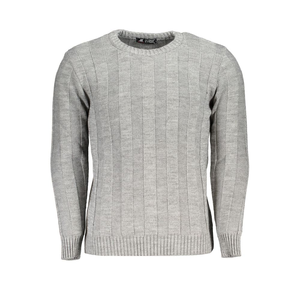 U.S. Grand Polo Gray Fabric Sweater