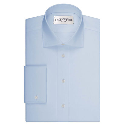 Ballantyne Light Blue Cotton Men Shirt