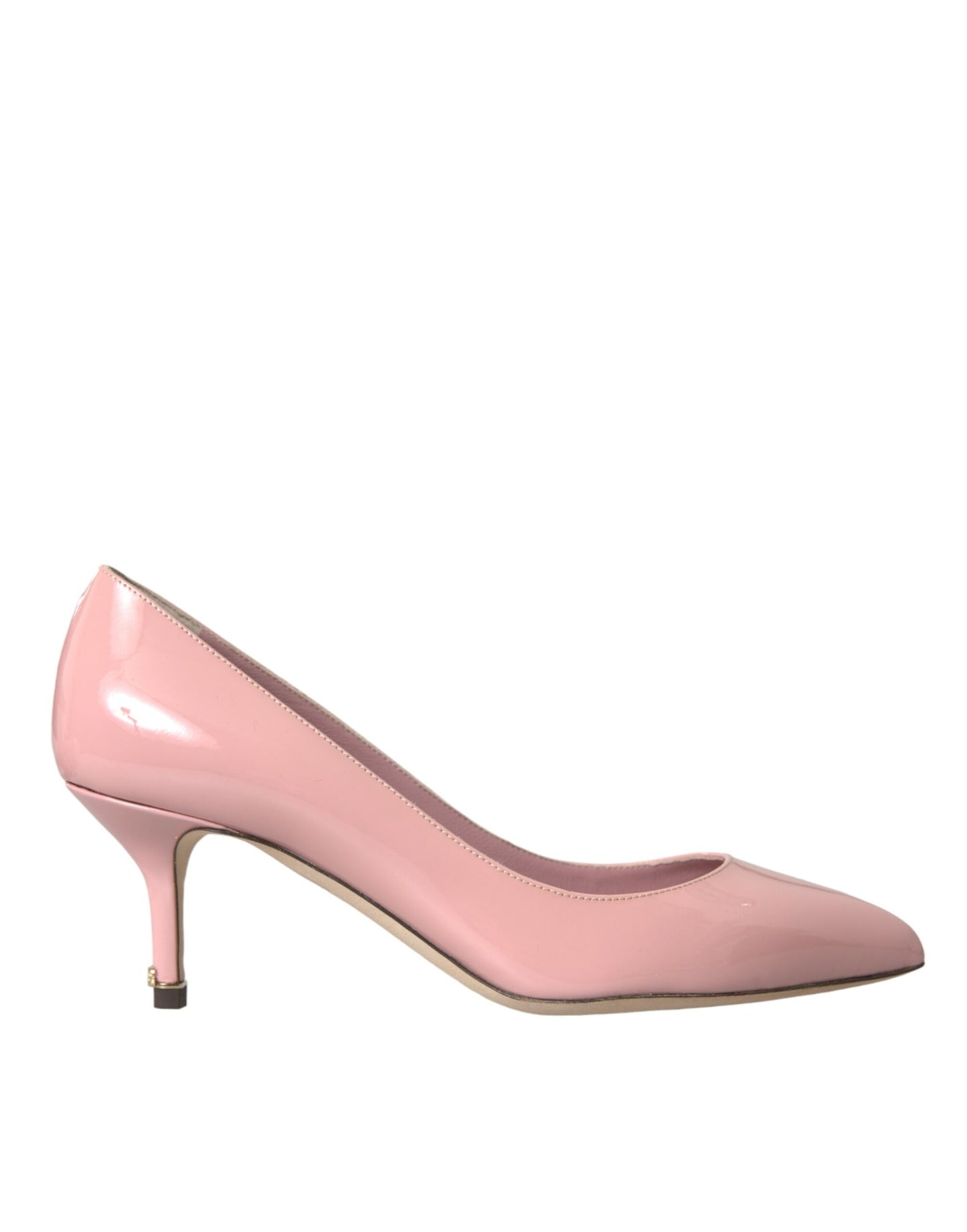 Dolce & Gabbana Light Pink Patent Leather Heels Pumps Shoes