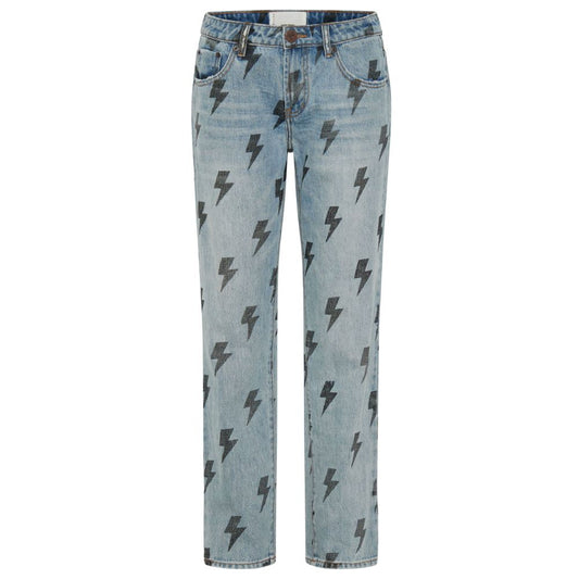 One Teaspoon Light Blue Cotton Jeans & Pant