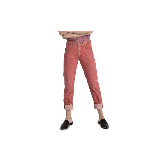 One Teaspoon Red Cotton Women Jeans