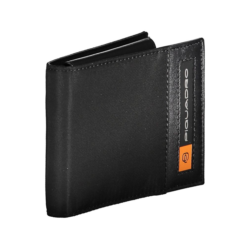 Piquadro Black RPET Men Wallet