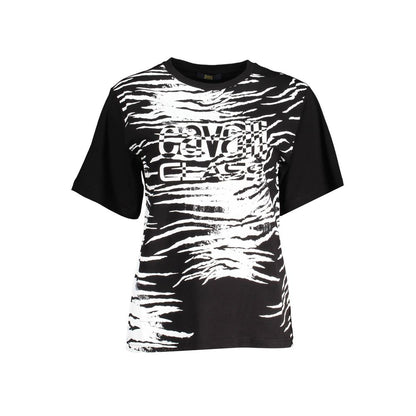 Cavalli Class Black Cotton Women T-Shirt