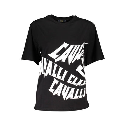 Cavalli Class Black Cotton Women Top