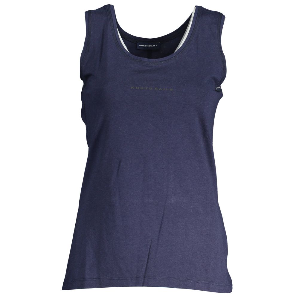 North Sails Blue Viscose Women Top