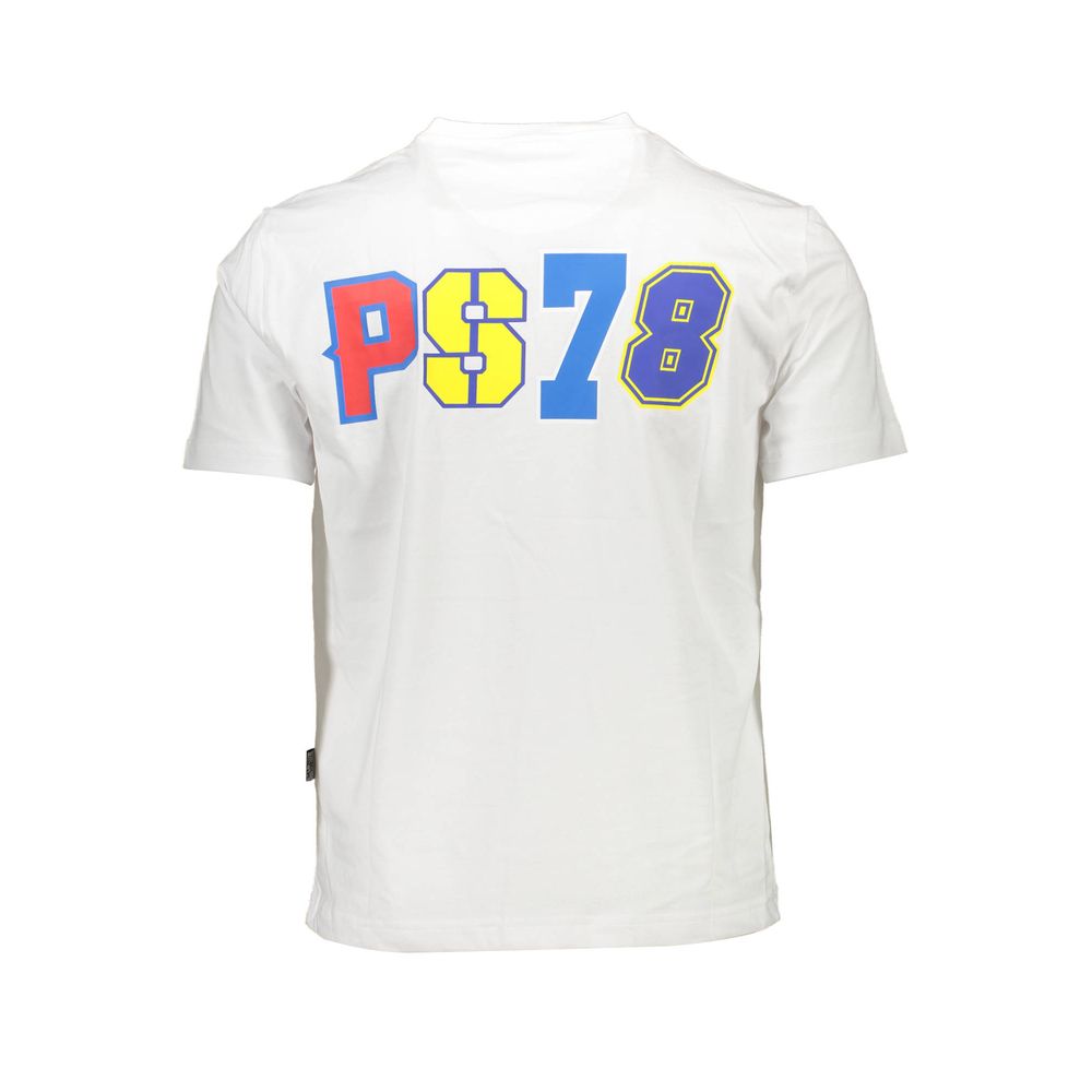 Plein Sport White Cotton Men T-Shirt