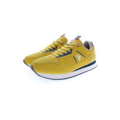 U.S. POLO ASSN. Yellow Polyester Men Sneaker