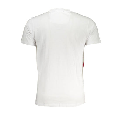 Cavalli Class White Cotton T-Shirt