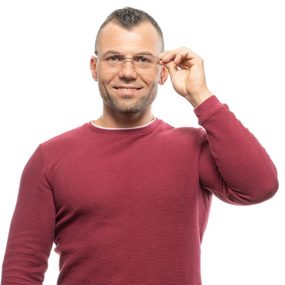 Ermenegildo Zegna Gold Men Optical Frames