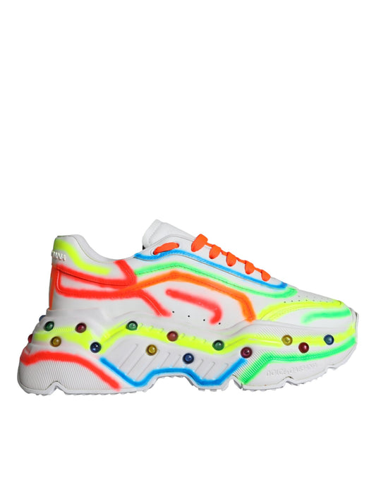 Dolce & Gabbana Multicolor Daymaster LED Lighted Sneaker Shoes