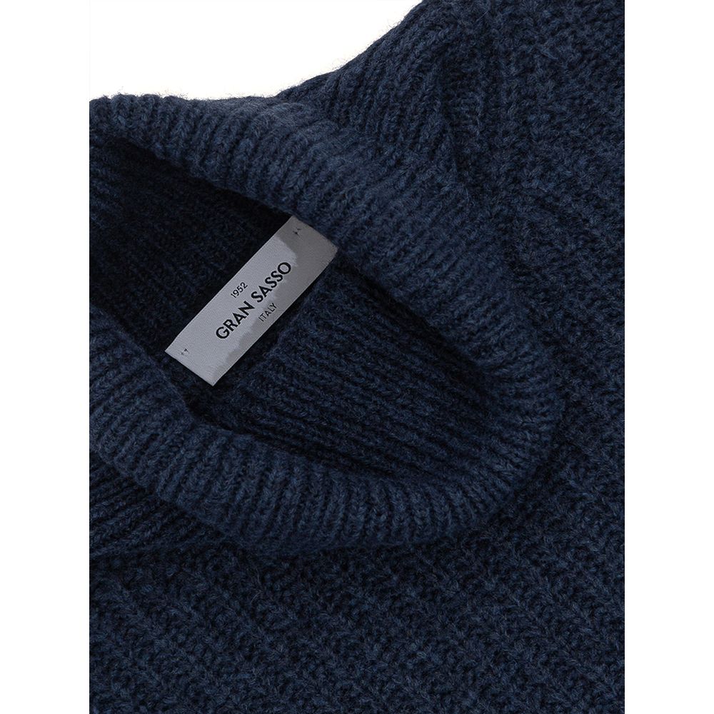 Gran Sasso Blue Wool Sweater