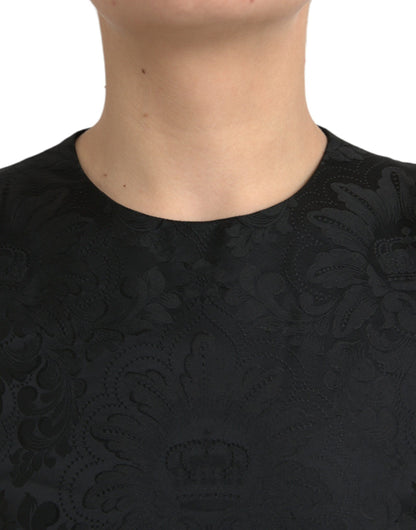 Dolce & Gabbana Black Sleeveless Bodycon A-line Mini Dress