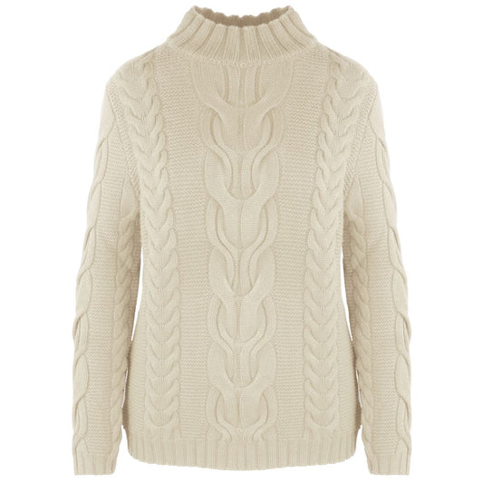 Malo Beige Wool Women Sweater