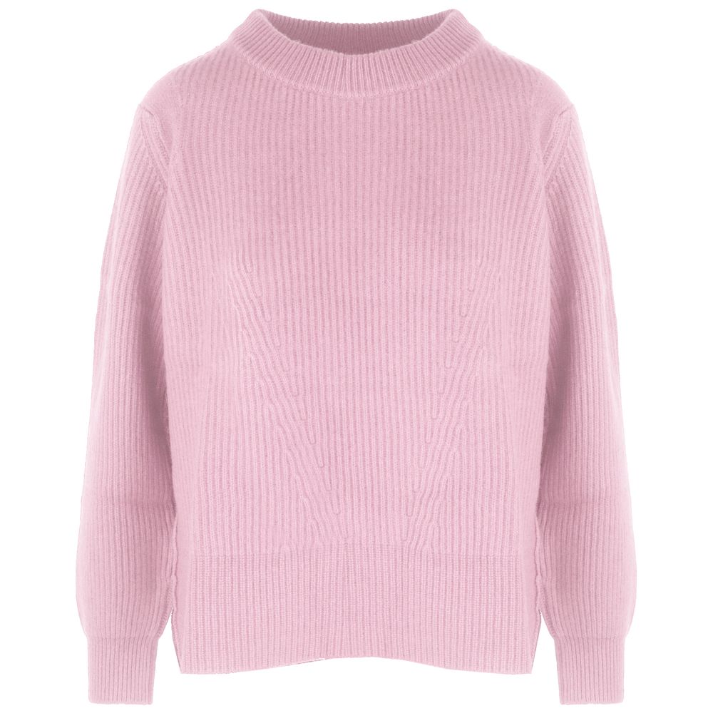 Malo Pink Cashmere Women Sweater