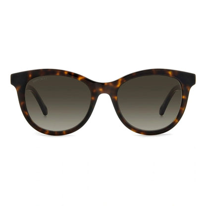 Jimmy Choo Brown Haircalf Sunglasses
