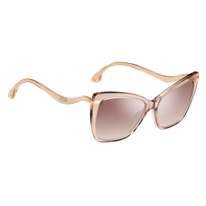 Jimmy Choo Beige Haircalf Sunglasses