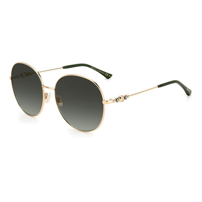 Jimmy Choo Green Stainless Steel Sunglasses