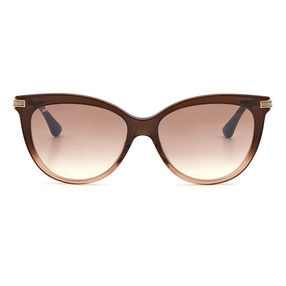 Jimmy Choo Brown Haircalf Sunglasses
