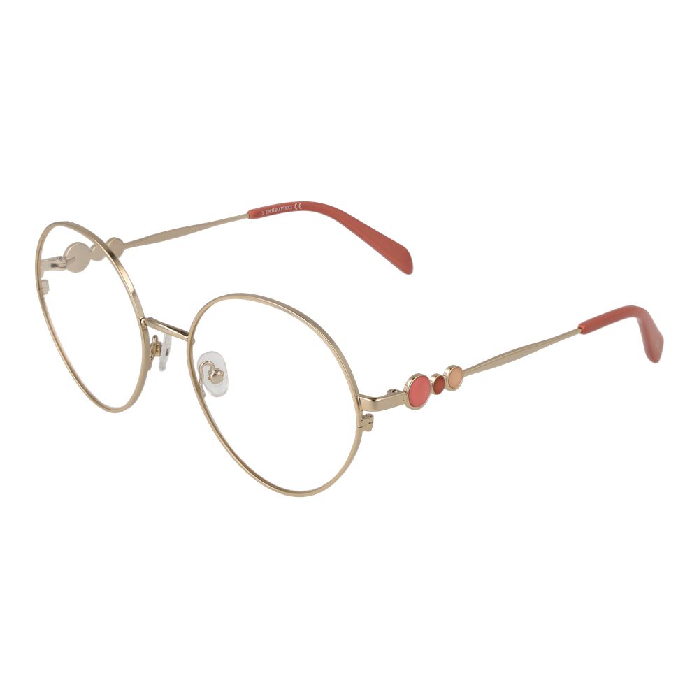 Emilio Pucci Gold Women Optical Frames