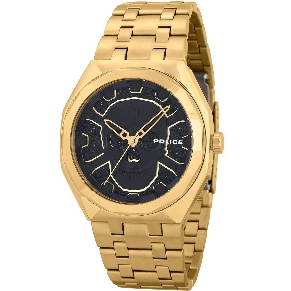 Police Gold Stainless Steel Stainless Steel Watch